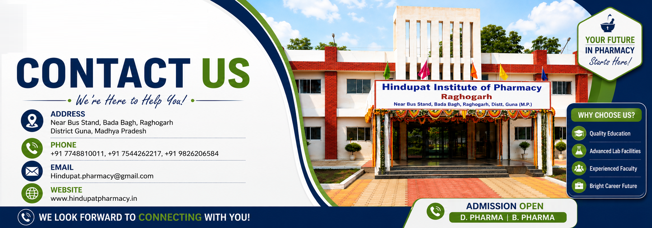 Approvals & Affiliation Banner
